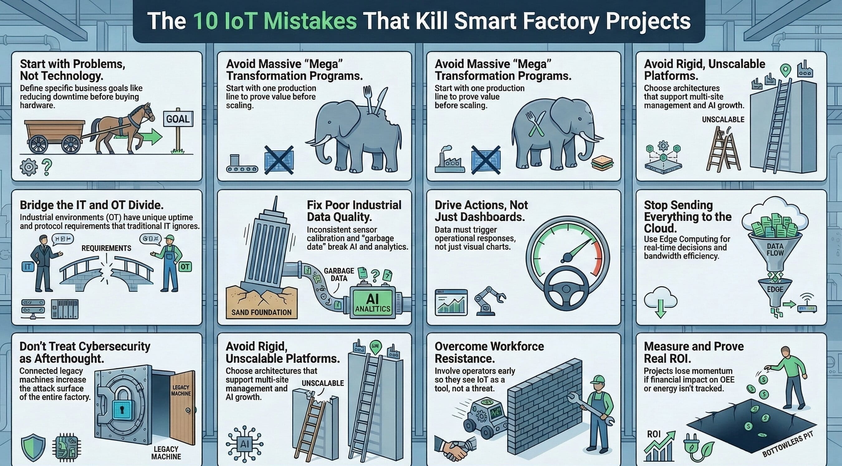 10 IoT Mistakes Manufacturers Make in 2026